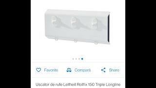 Leifheit Rollfix 150 Triple Longline Uscator de rufe