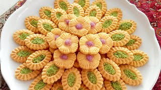 طرز تهیه شیرینی زعفرانی ،آموزش شیرینی عید نوروز ،Persian saffron sweets