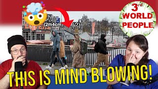 3rd WORLD PEOPLE REACT: WHAT HAPPENS WHEN A 193CM KOREAN GOES TO THE NETHERLANDS | REACTION