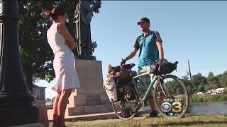 Man Cycles The Globe