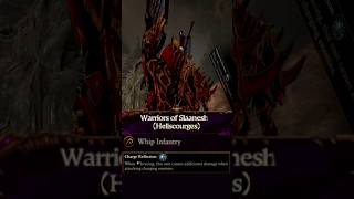 How Slaanesh Whip Infantry Units have Charge Reflection Abilities