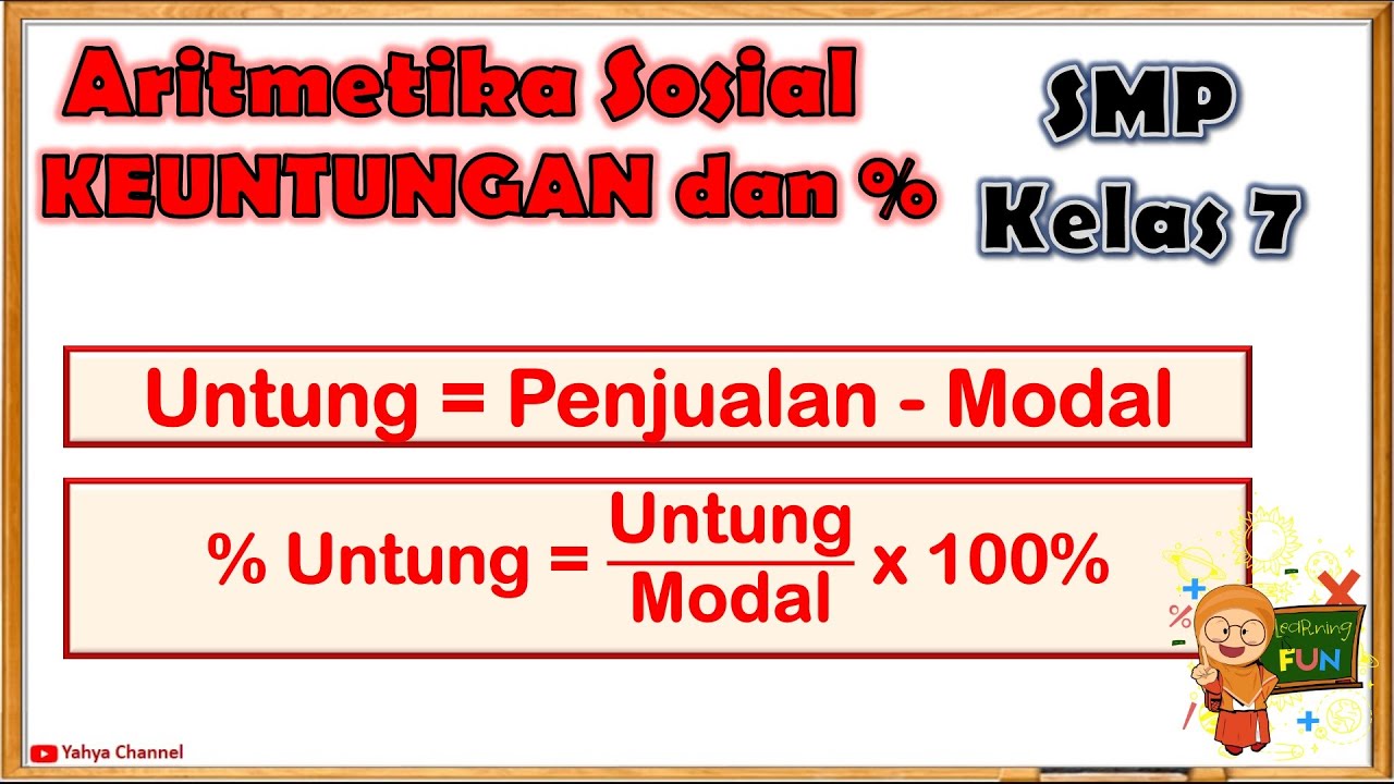 20 Soal Dan Pembahasan Aritmetika Sosial Matematika Smp Defantri Com ...