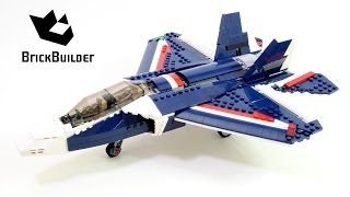 Lego Creator 31039 Blue Power Jet - Lego Speed Build