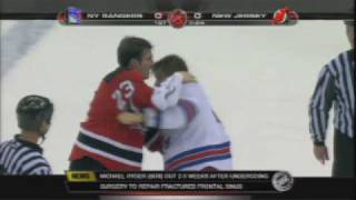 Erik Reitz vs David Clarkson Feb 9, 2009