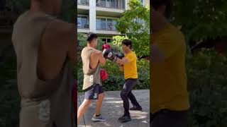 Wing Chun & JKD Trapping Combo in Sparring #shorts