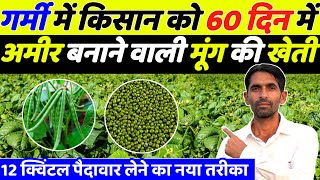 गर्मी में गरीब किसान को मात्र 60 दिन में अमीर बनाने वाली मूँग की खेती | Garmi me moong ki kheti