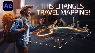 3D Animated travel map tutorial in After Effects || Tutorial 9