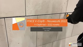 Pince V-Clip® - nouveauté 2022 : Cas d’usage : Position finale du rail V-Clip® (rail caché)