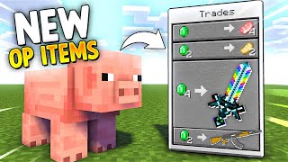 Minecraft But Mob Trade NEW OP ITEMS!