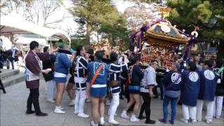 5515葛飾八幡宮33周年式年大祭：御霊還しと賑やかな八幡宮境内　H29KaYa6