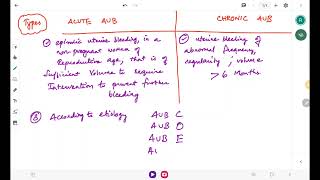 ABNORMAL UTERINE BLEEDING (AUB)| Types, Causes, Diagnosis,  Treatment