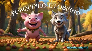 Porquinho e Lobinho - Historinha infantil | Historinhas para dormir | Contos de Fadas