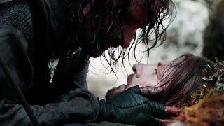Boromir's death. Aragorn vs. Lurtz - The Lord of the Rings