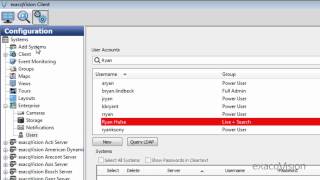 Enterprise Users, exacqVision