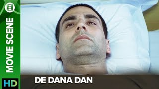 Akshay Kumar loses his memory | De Dana Dan | Movie Scene