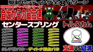 [2]駆動セッティング全8種徹底比較！