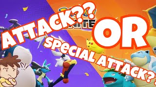 Understanding the difference between attack and special attack || Pokémon UNITE guide part-4