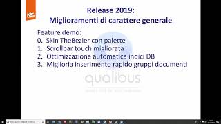 QUALIBUS PRESENTAZIONI WEBINAR REPLAY #14 - Qualibus 2019