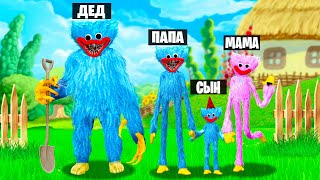 СЕМЬЯ ХАГГИ ВАГГИ В ГАРРИС МОД! HUGGY WUGGY POPPY PLAYTIME 24 ЧАСА ЧЕЛЛЕНДЖ В Garry`s Mod!