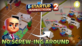 I Played 100 DAYS of E-Startup 2 Business Tycoon | Demo