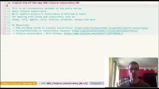 Clojure Tip of the Day - Episode 8: Clojure Concurrency - Welcome