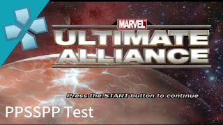 Marvel Ultimate Alliance PPSSPP 1.18.1 Snapdragon 685