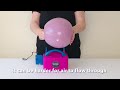 instructional video inflating double layered balloons