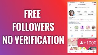 How To Get Free Instagram Followers No Verification