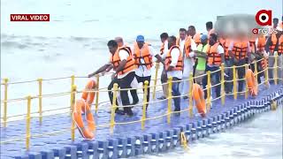 Karnataka’s First Floating Bridge Inaugurated at Malpe Beach