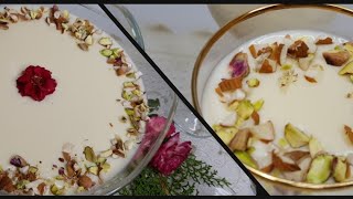 easy and delicious creamy turkish pudding | 😋🥰 |طرز تهیه فرنی ترکی با قیماق  |