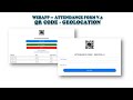 WebApp -  Attendance Form QR Code v3 (Demo) | with Geolocation Feature