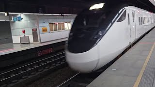 408次樹林發車經由花東線開往台東的東部超優質直達EMU3000型十二輛編組EMU3013皮蛋豆腐騰雲號紅色帶新城際自強號列車