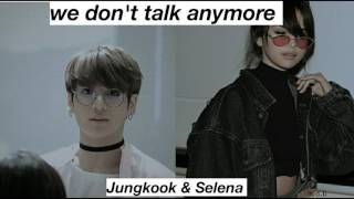 We Don't Talk Anymore (Jungkook's (BTS) cover and Selena Gomez) Mashup