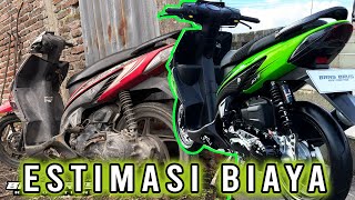 ESTIMASI BIAYA RESTORASI MODIFIKASI VARIO OLD 110 2012