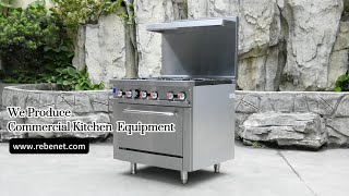 High Quality Commercial Gas Range for Restaurant | Rebenet RGR Series