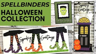 Spellbinders Halloween Collection | Let's Be Frank and Open House Boo | 3 Cards