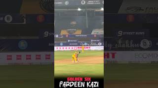 Golden six by fardeen kazi🤩 #viralreels #cricket #tennisballcricket #isplt10