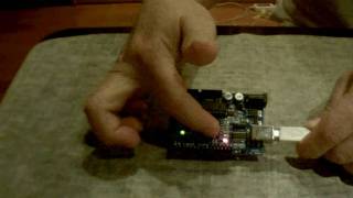 Arduino Duemilanove ATMega168 entry kit demonstration