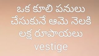 కూలి పని చేసే అమ్మాయి నెలకు లక్ష రూపాయలు