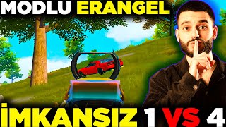 ERANGELDƏ ƏFSANƏ 1 V 4 ATDIQ 😍!! FF TAKIMI İLƏ MODLU ERANGEL  😎!! PUBG MOBİLE...