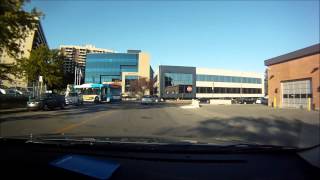 STM driver rolls through stop sign and turns too fast