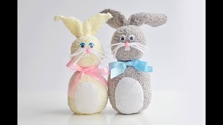 No-Sew Sock Bunnies
