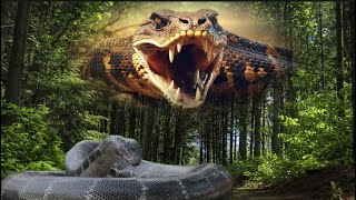 Best Of The World Anaconda Snake In Forest .Top Snake King