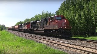 CN Train Spotting HD: CN SD70M-2's 8908 \u0026 8846 Pulls 828 Axle G834! At Mile 36.40 5/5 5/28/17