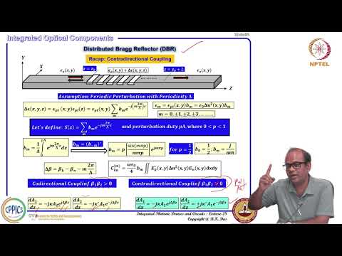 Integrated Optical Components: Distributed Bragg Reflector (DBR) - YouTube