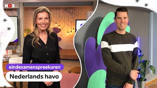 Examenspreekuur Nederlands havo met docenten Arnoud en Linda