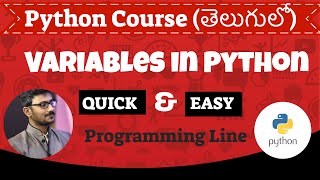 Python Variables In Telugu (Python Course In Telugu)