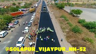 SOLAPUR VIJAYPUR HIGHWAY//NH-52//Record of Asphalt laying