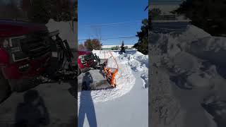 Plowing 14 FEET Of Snow!