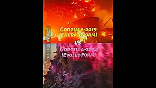 Godzilla 2024 vs Godzilla 2019 [Base Form||Thermo Form] #short